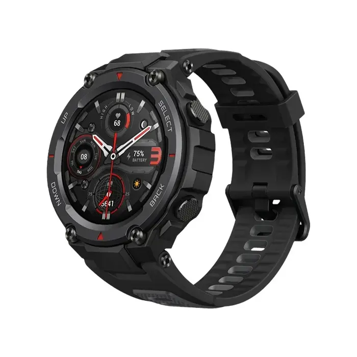 Nouvelle montre intelligente Amazfit T-Rex pro pour hommes - GPS extérieur étanche avec autonomie de 20 jours compatible avec iOS et Android