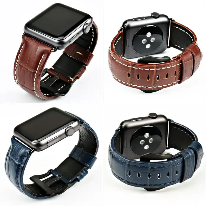 MAIKES – bracelets de montre en cuir de vache véritable