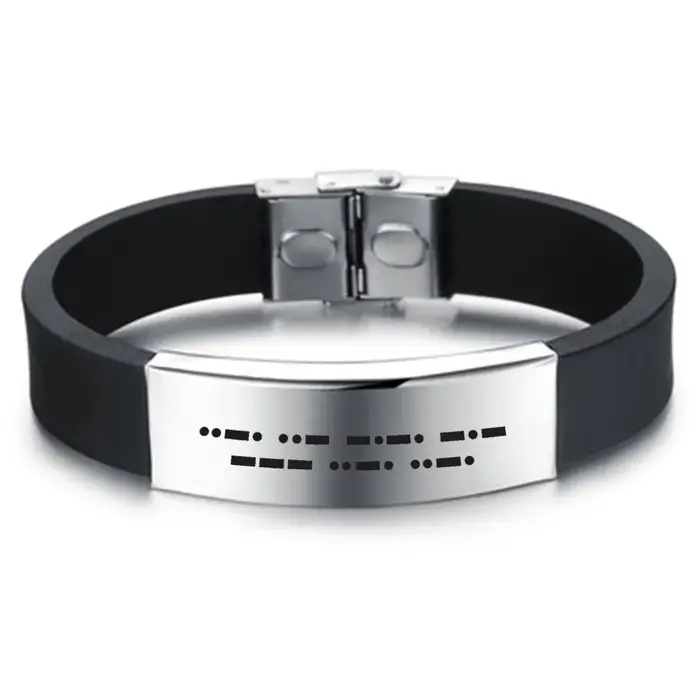 Bracelets personnalisés en Silicone pour hommes