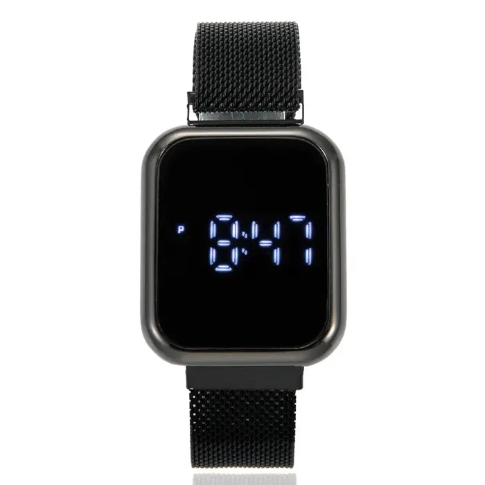 Montre numérique carrée Simple pour hommes et femmes