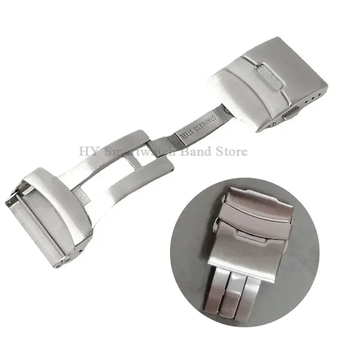 Bracelet de montre en acier maille requin pour Seiko 18mm 20mm 22mm 24mm