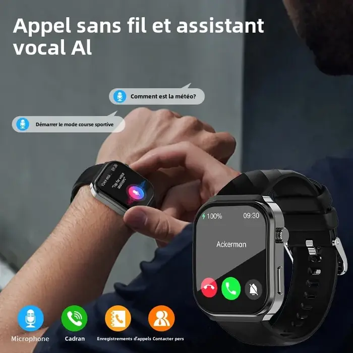 Montre connectée de santé LIGE AI Diagnosis