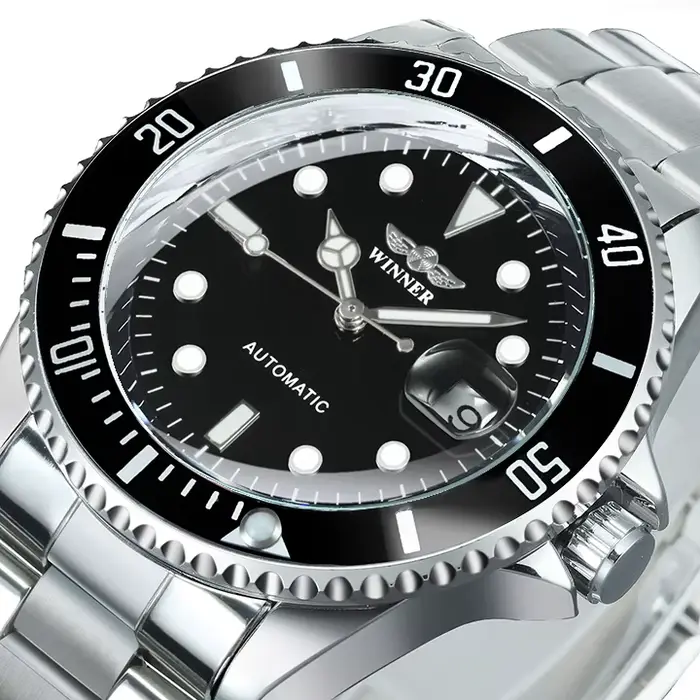 WINNER-Montres mécaniques classiques pour hommes, montre automatique d'affaires de marque de luxe, l
