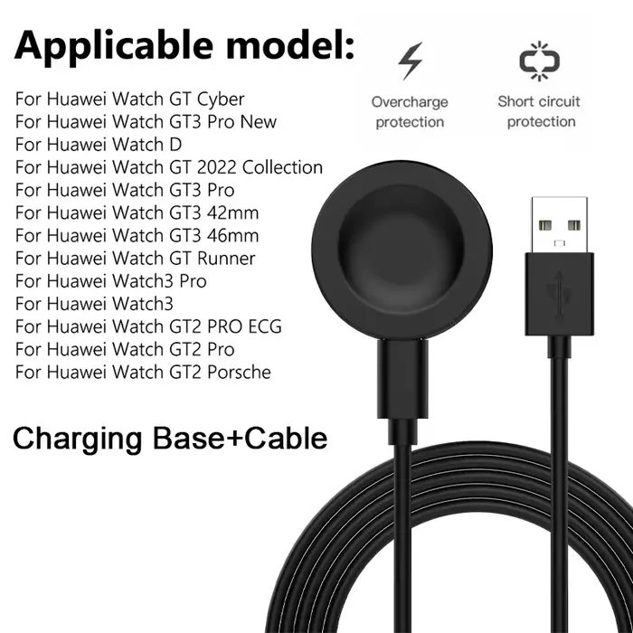 Chargeur magnétique pour Huawei Watch 5 4 3 GT5 GT4 GT3 GT2 PRO