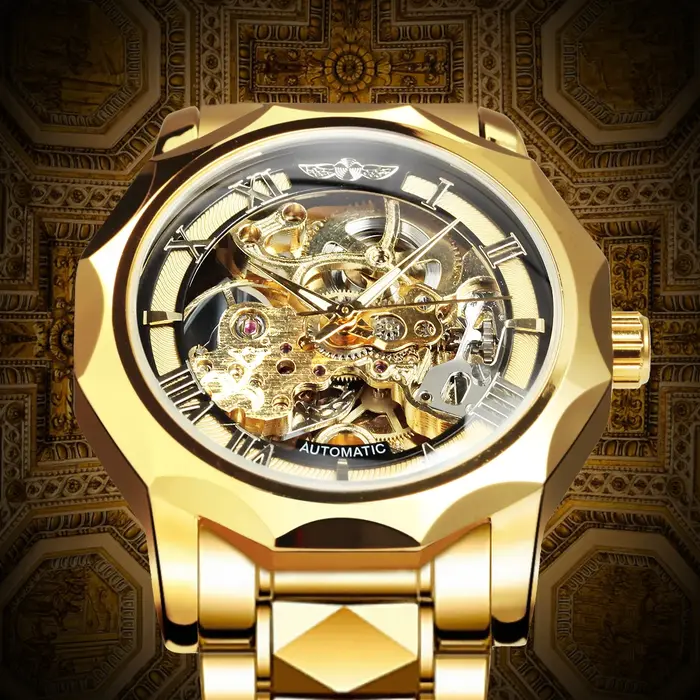 WINNER – montre mécanique squelette de luxe pour hommes