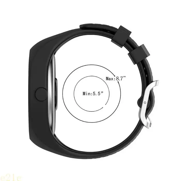 E21E M200 Bracelet montre réglable en Silicone anti-rayures