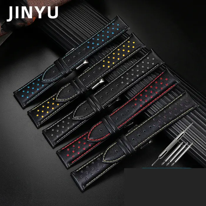 Bracelet en cuir véritable pour Tissot Speed Series