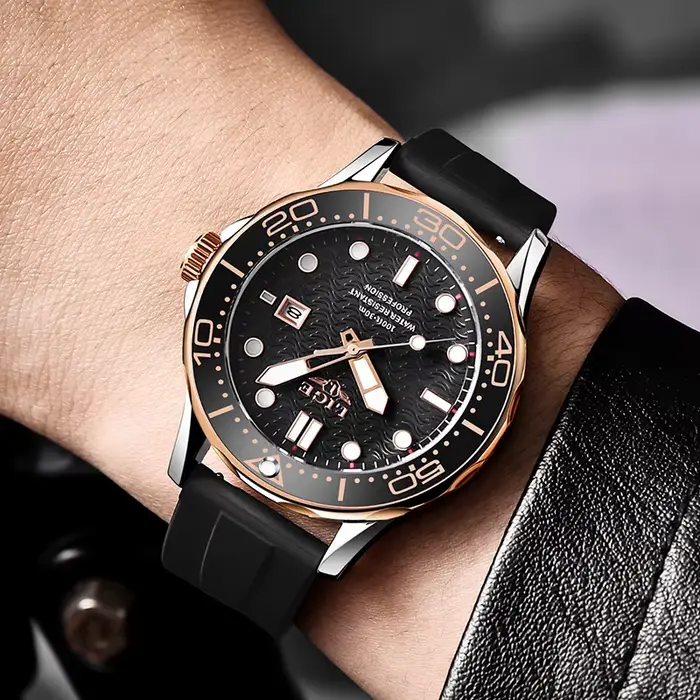 2025 LIGE nouvelles montres pour hommes d'affaires montre de plongée de luxe pour hommes étanche Dat