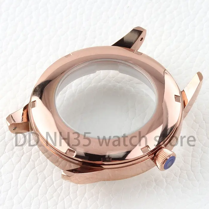 Boîtier de montre en verre arqué 40mm Nh35