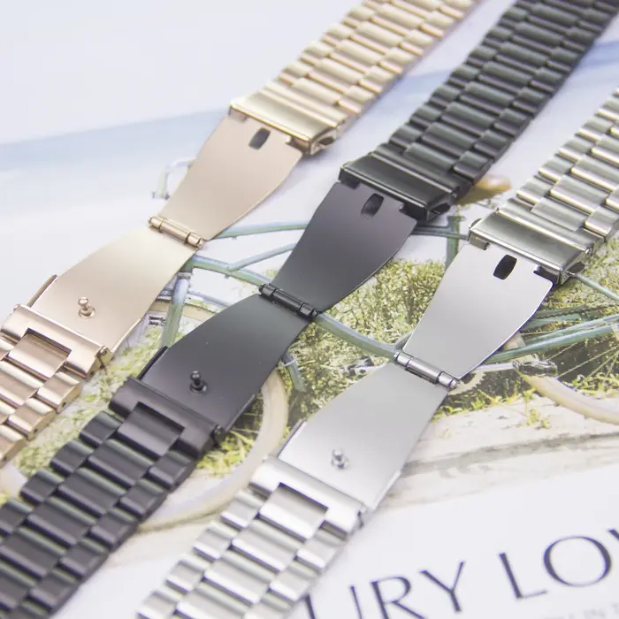 Bracelet de montre en maille de perles de haute qualité