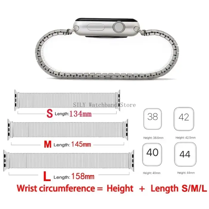 Bracelet artificiel astique en Acier Inoxydable