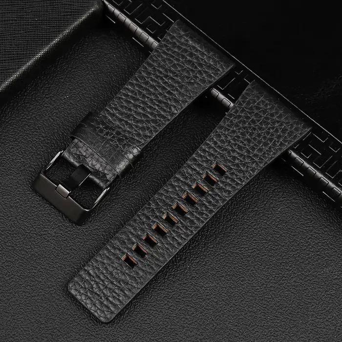 Bracelet de montre en cuir véritable pour ceinture de montre Diesel