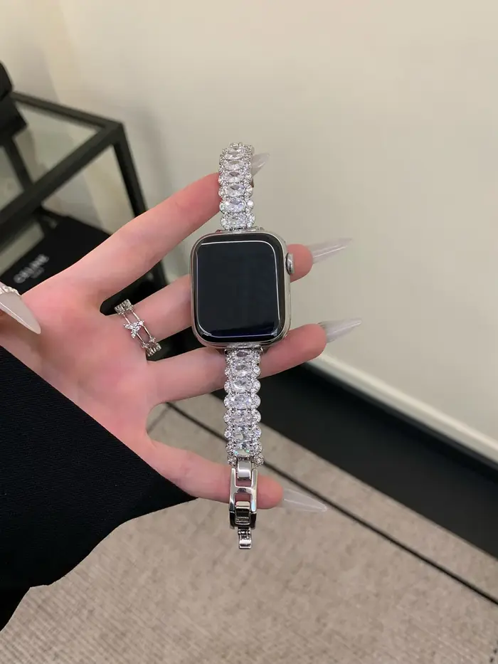 Bracelets de luxe style joaillerie pour Apple Watch Series 11 10 9 8 7 6 5 4 3 2, Ultra et SE — Brac