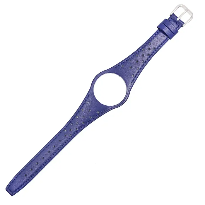 CARLYWET Bracelet de montre en cuir rouge bleu marron noir kaki avec boucle en acier argenté pour homme Omega Dynamic
