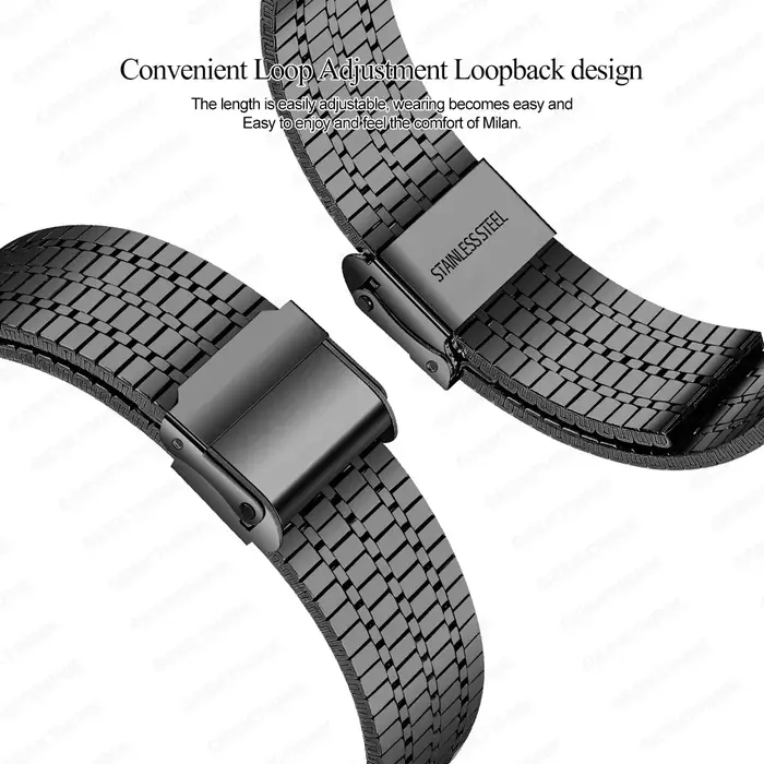 Bracelet à maillons pour montre apple 8 7 45mm 41mm SE 6 5 4 44mm 40mm