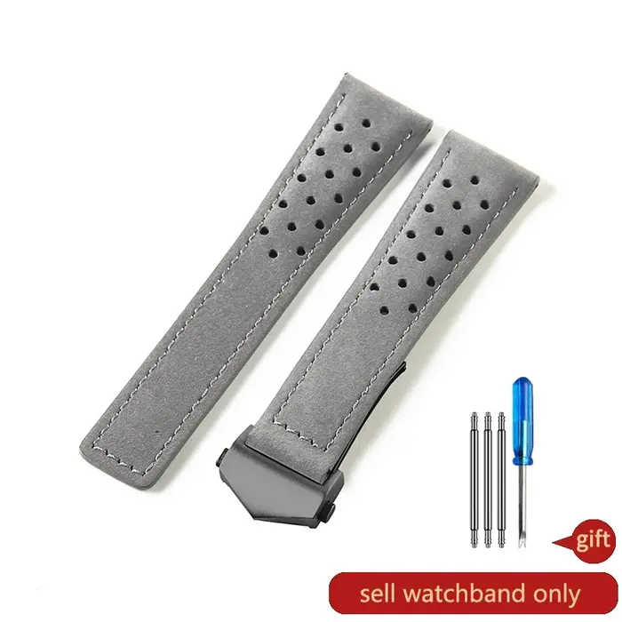 Bracelet de Montre en Cuir de Veau de Qualité Supérieure Délicat