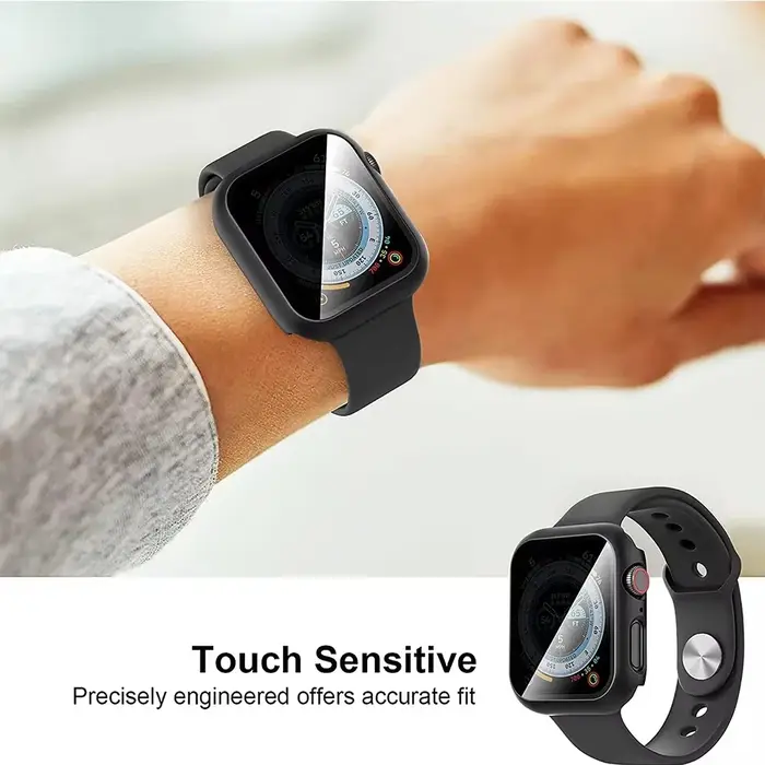 Verre de confidentialité + étui pour Apple Watch 10