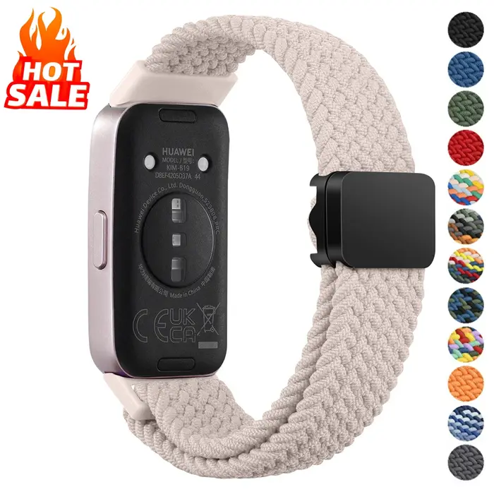 Boucle tressée magnétique pour Huawei Band 10 9 8