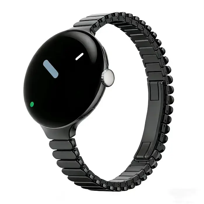 Bracelet de montre à maillons ovales pour Google Pixel Watch 4/3/2/1 41 mm