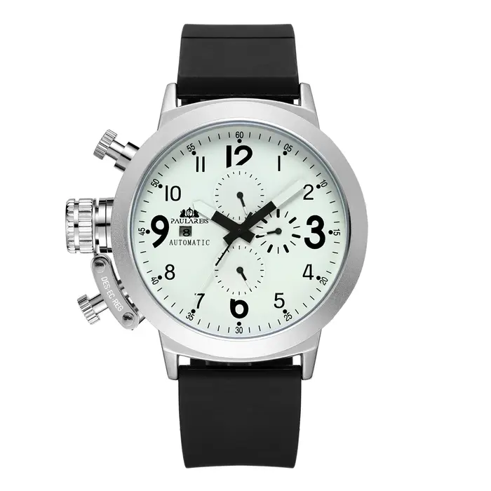 Montre automatique mécanique à remontage automatique pour homme