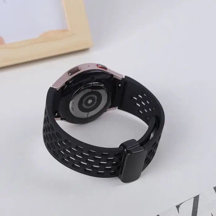 Bracelet en Silicone pour Samsung Galaxy Watch 7 6 5 4 40mm 44mm 5 Pro 45mm