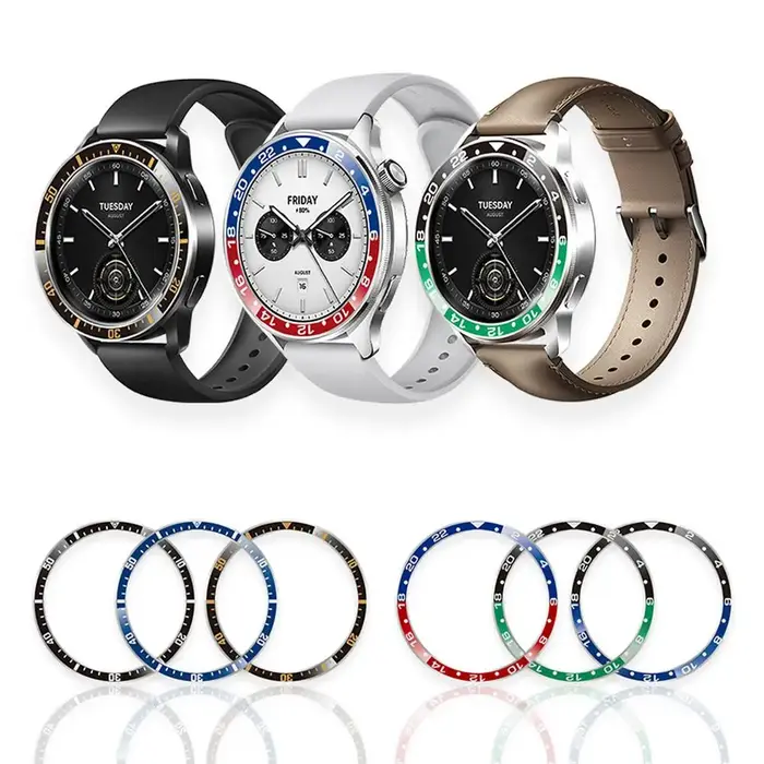 Boîtier rond en métal pour montre Xiaomi