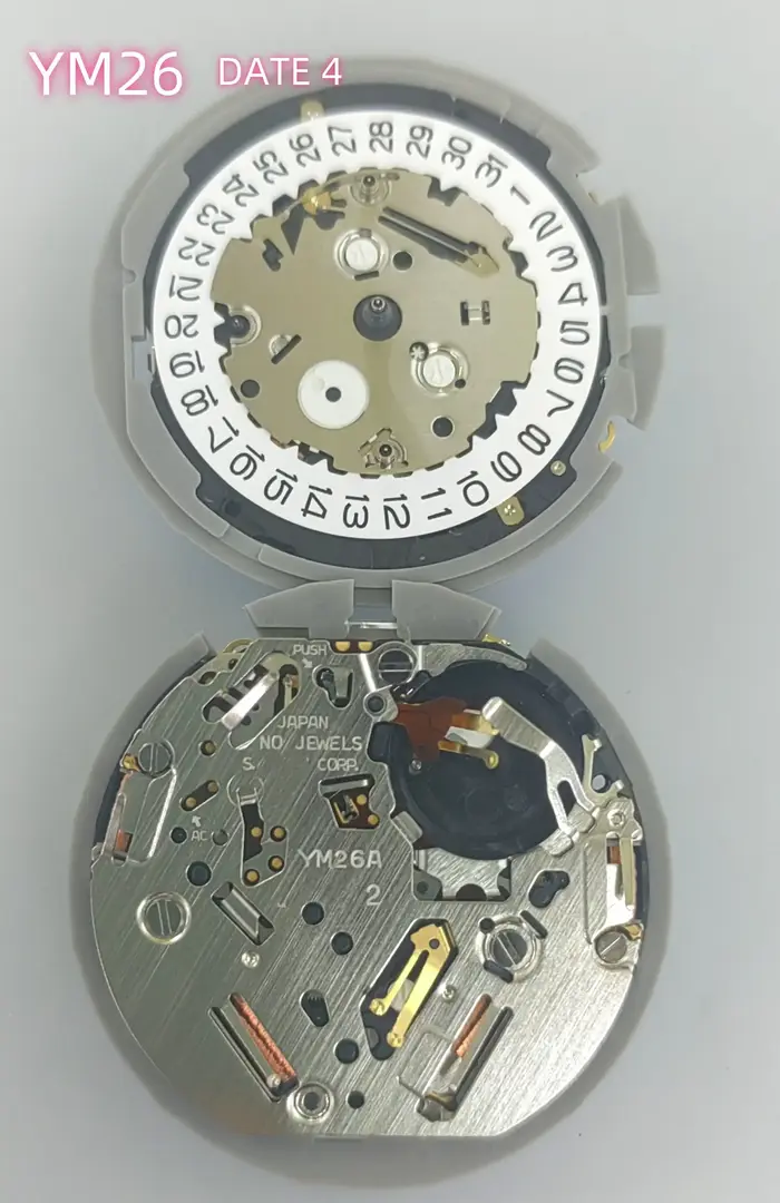 Montre mouvement à quartz original japonais YM26 YM82 YM04 YM95 YM1G YM62 YM92 YM9G YM15 YM46 YM12 YM24 YM91
