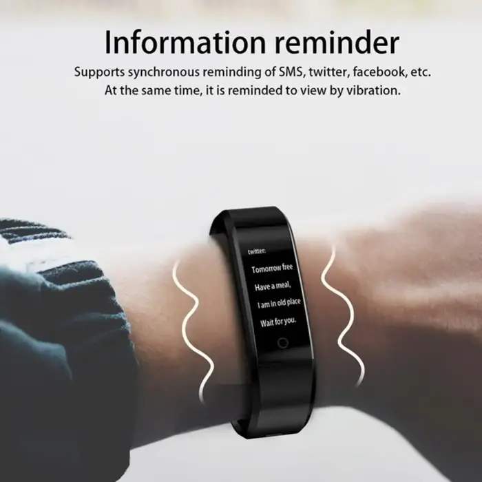 115plus montre intelligente hommes femmes Fitness Tracker Sport