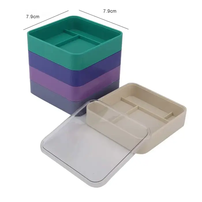 Boîte de rangement 5 couches pour pièces de montre, outils de réparation de montres, vis et composants de mouvement