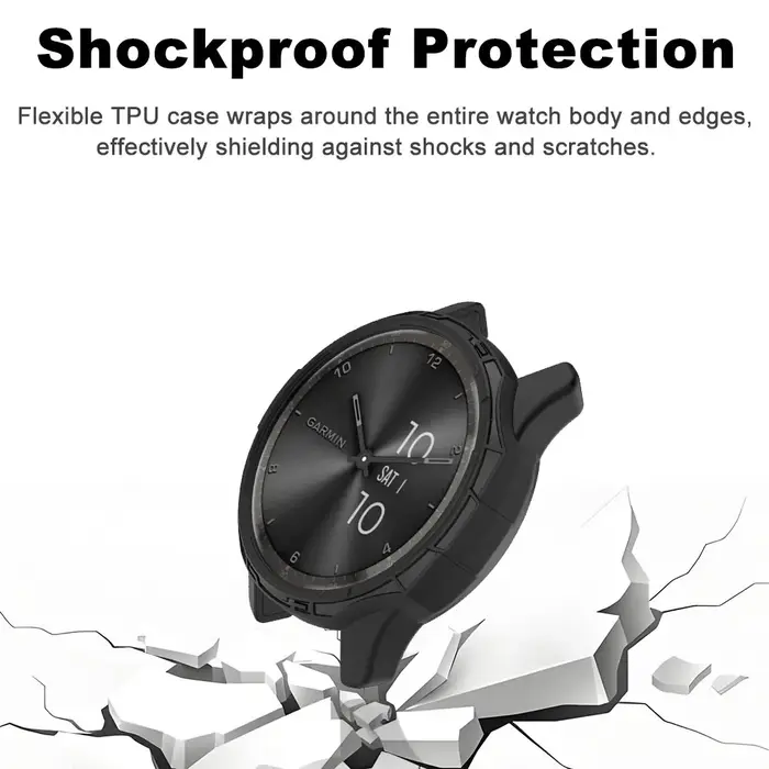 Étui de protection en TPU souple pour Garmin VivoMove Trend