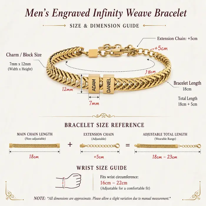 Bracelet gravé DIY de style européen et américain 2025, double chaîne tressée en acier inoxydable, gravé au laser, cadeau pour la fête des pères