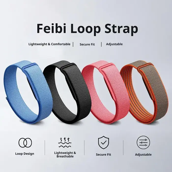 Bracelet de sport en nylon tressé pour Google Fitbit Air