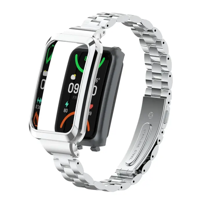 Bracelet en métal de luxe pour Oppo Band 2, en acier inoxydable, solide, pour montre OPPO Band2/Oppo