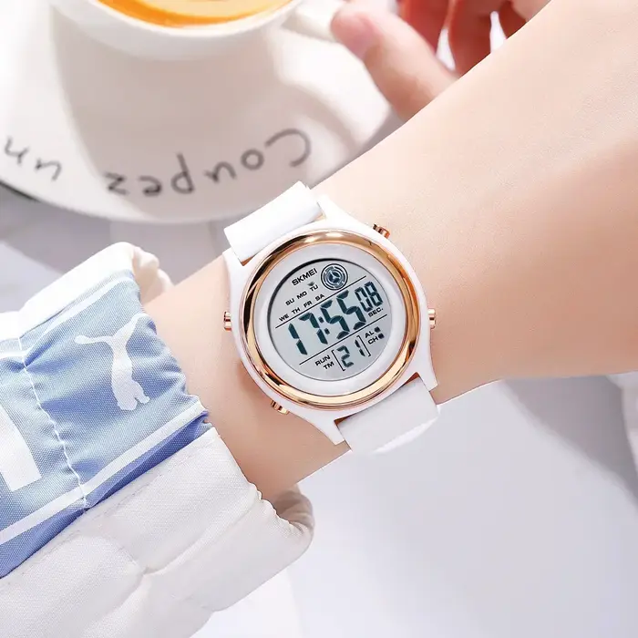 SKMEI 2094 femmes chronomètre dame montre-bracelet 50 M étanche antichoc reloj mujer rétro-éclairage affichage compte à rebours montres numériques