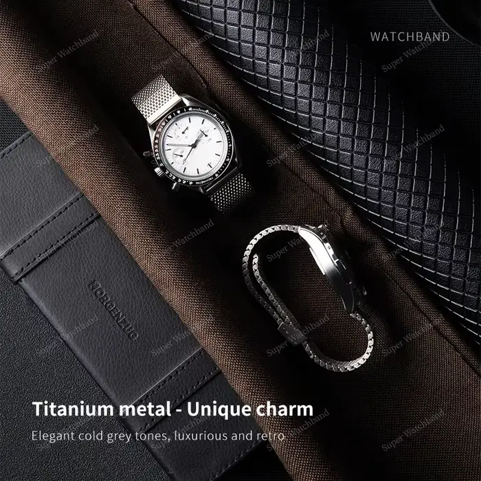 Bracelet de montre en acier titane ultraléger