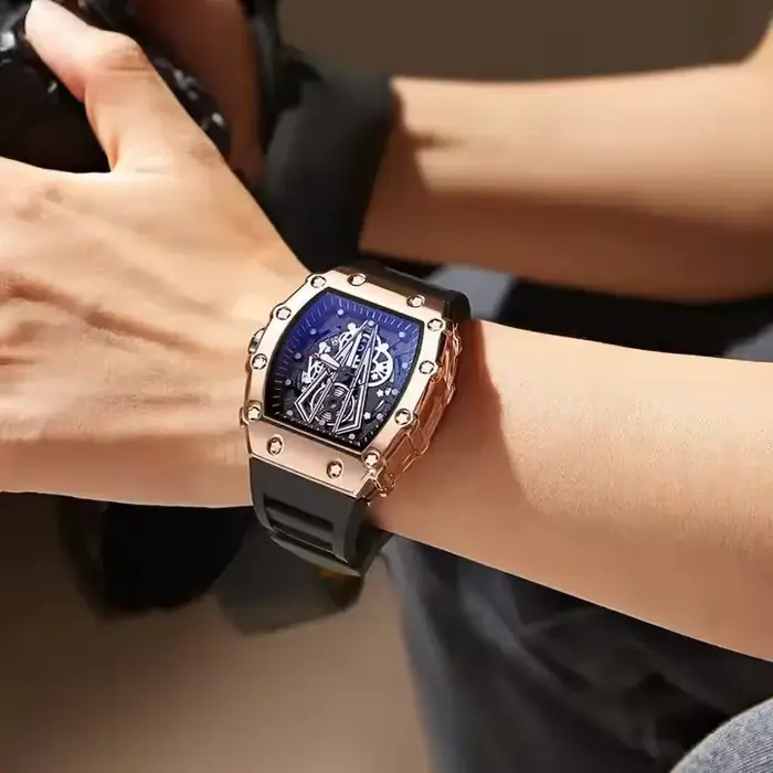 Tonneau – montre à cadran étanche