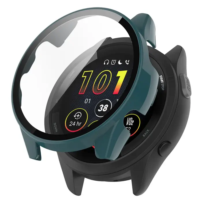 Boîtier de montre housse de protection pour Garmin Forerunner 255 265 255S 265S cadre PC dur verre couverture complète coque accessoires