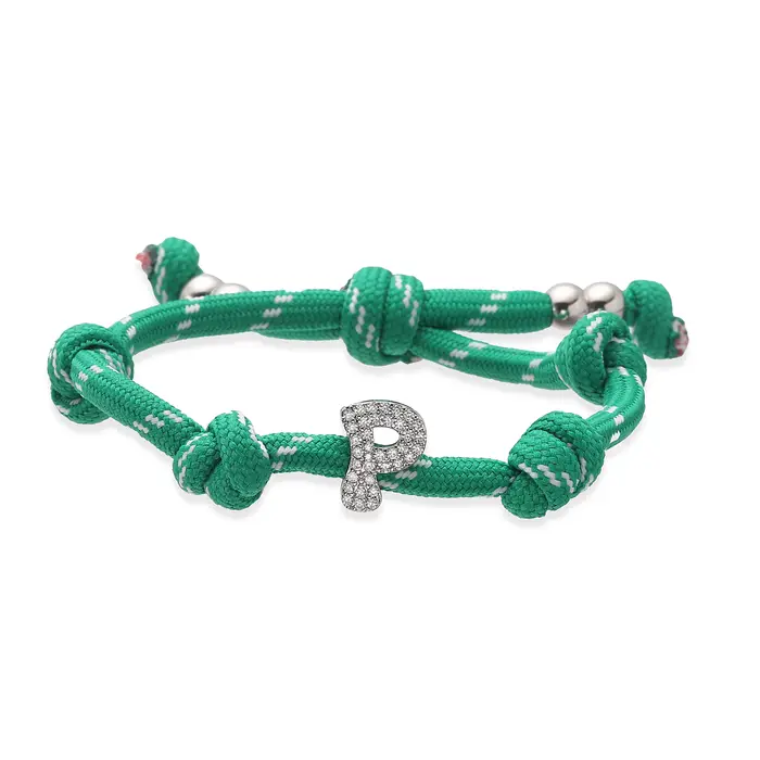 Bracelet tressé bicolore avec breloques alphabet A-Z, style Hip-Hop Y2K, ensemble unisexe pour coupl