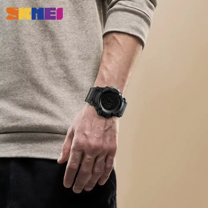 Skmei 1358 altimètre météo Tracker étanche Reloj Hombre montres d'extérieur hommes pression boussole Sport
