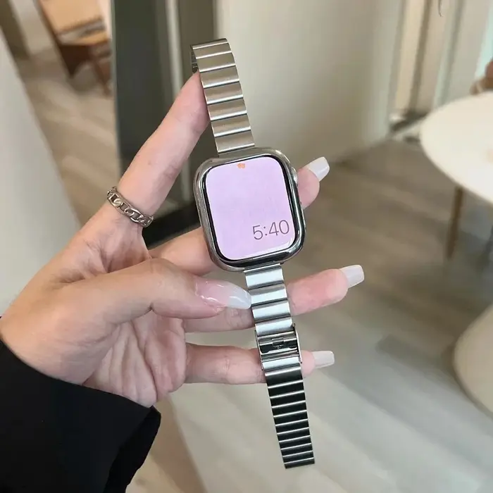 Bracelet en acier inoxydable pour Apple Watch série 10 9 8 7 6 5 4 se Ultra 2