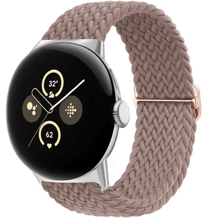 Boucle Solo tressée pour Google pixel 3 4 2 bandes accessoires Smartwatch élastique réglable en Nylon correa bracelet Pixel bracelet de montre