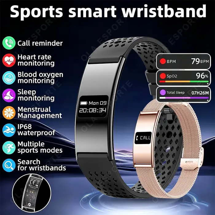 Nouvelle montre connectée ultra-fine pour hommes