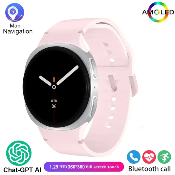 2025 nouvelles montres 8 Mini GPS piste montre intelligente pour hommes femmes santé Sport AMOLED fr