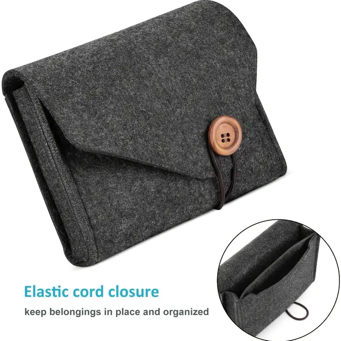 Organisateur d'accessoires électroniques portables en feutre