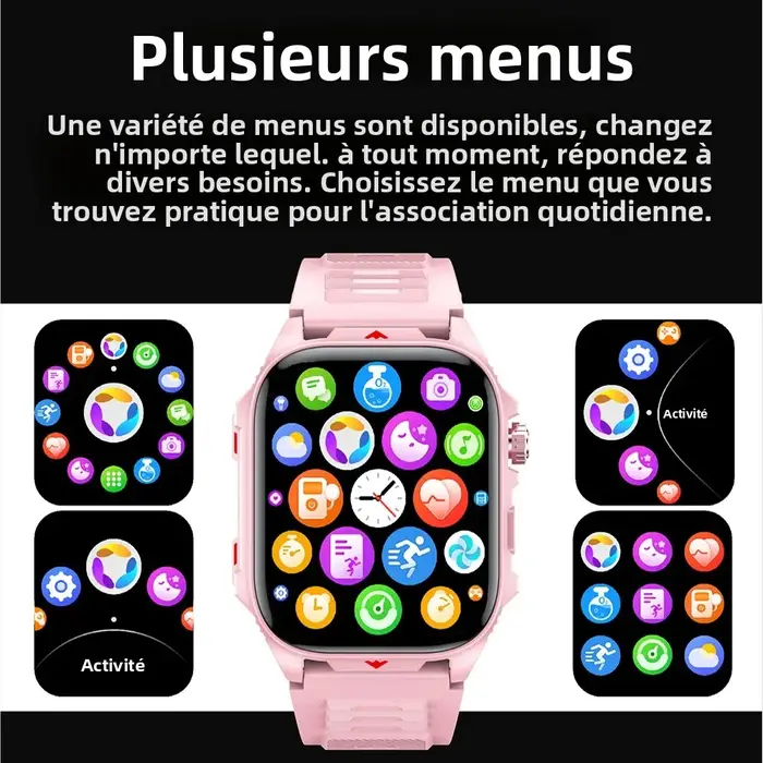 Montre connectée électronique avec appels Bluetooth