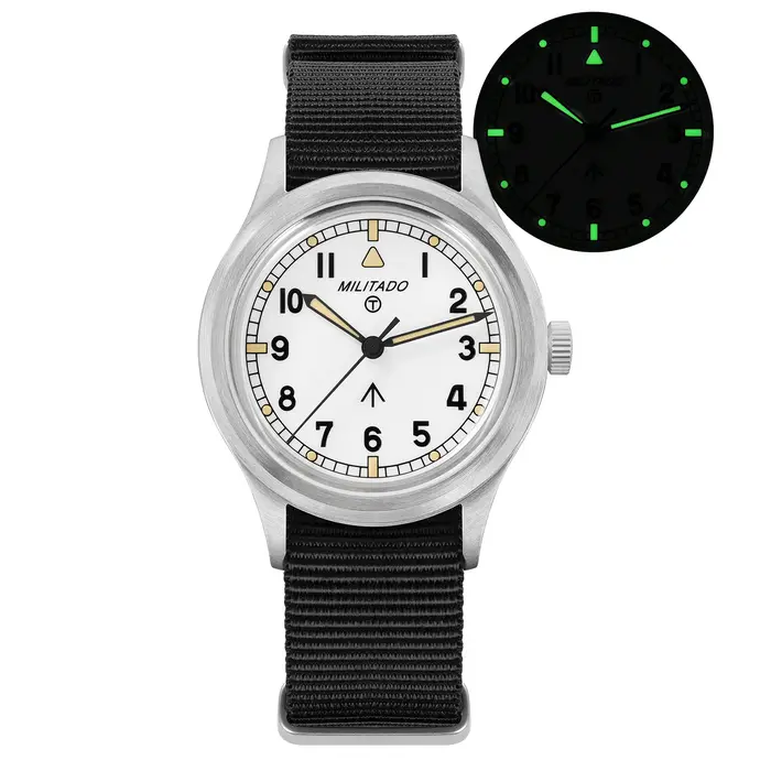 Militado ML22 nouvelles montres pour hommes Miyota 2035 montres à quartz K1 montre-bracelet vintage