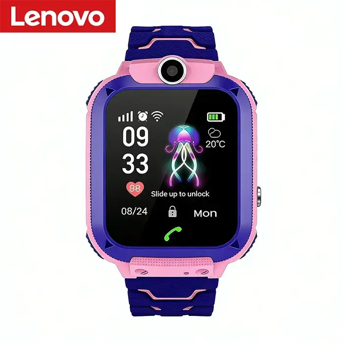 Montre connectée 4G Lenovo pour enfants avec carte SIM