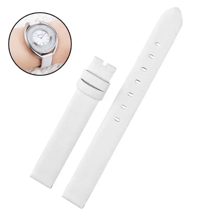 Bracelet en cuir véritable pour Swarovski, accessoires de montre, bracelet tendance, petite taille, 