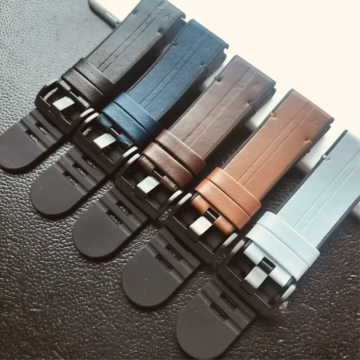 Bracelet en silicone en cuir véritable pour Garmin, montre intelligente de sport, facile à installer, 22mm, 26mm, Epix Gen2, Fenix8 E 7 7X 5Plus 6 6X Pro