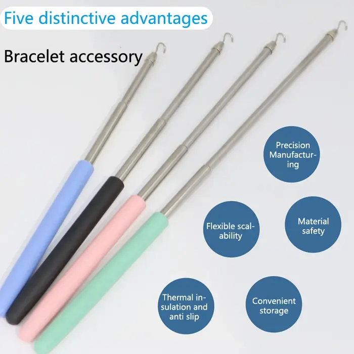 Outil d'aide pour la fermeture des bracelets, 1 pièce, pince de fixation pour bijoux, accessoire de pose rapide